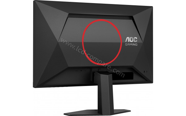 AOC Q24G4RE - Vue 3/4 arri&egrave;re