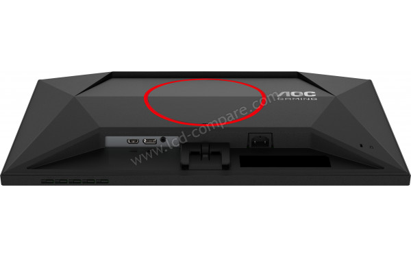 AOC Q24G4RE - Connectiques