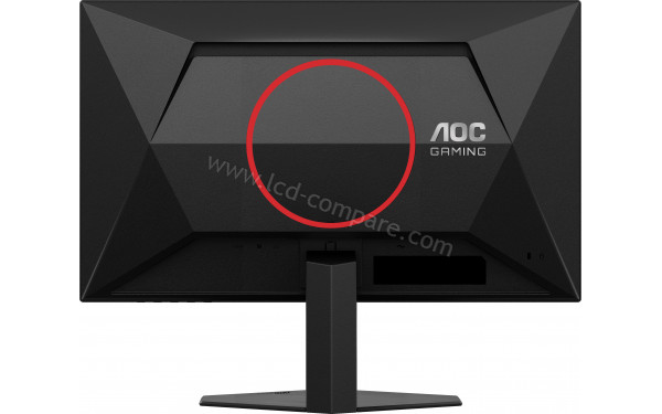 AOC Q24G4RE - Vue de l'arri&egrave;re