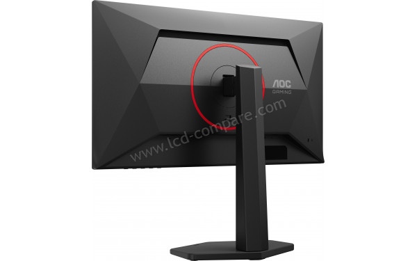 AOC Q25G4SR - Vue 3/4 arri&egrave;re