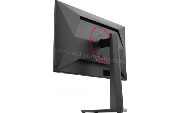 AOC Q25G4SR - Vue 3/4 arri&egrave;re