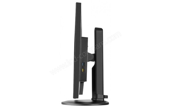 AOC q2770Pqu - Vue de profil en position basse