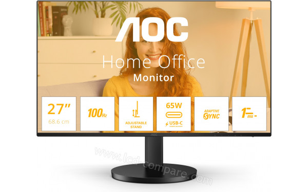 AOC Q27B3CF2 - Vue de face