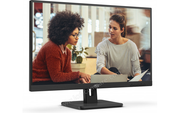 AOC Q27E3UAM/BK - Vue 3/4 gauche