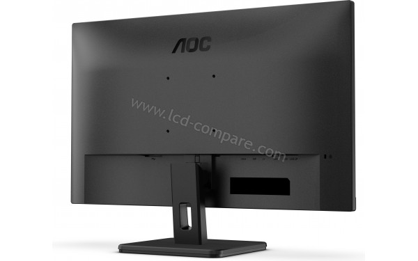 AOC Q27E3UAM/BK - Vue 3/4 arri&egrave;re