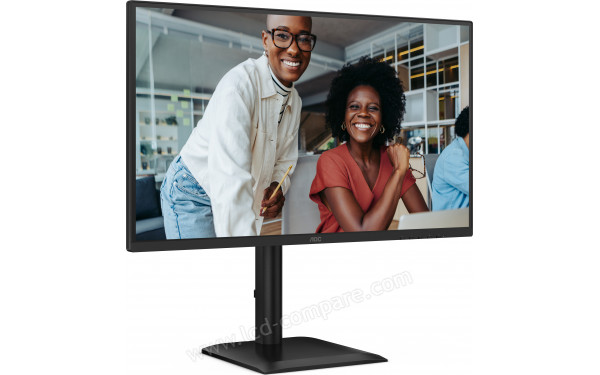 AOC Q27E4U - Vue 3/4 gauche