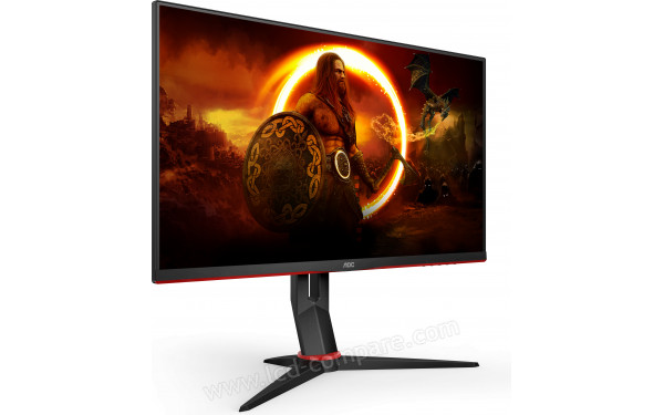 AOC Q27G2S/BK - Vue 3/4 gauche