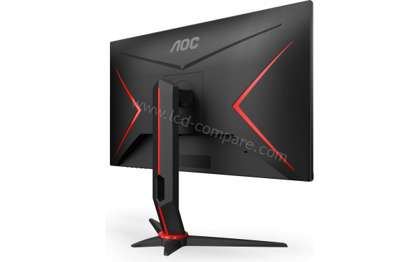 AOC Q27G2S/BK - Vue 3/4 arri&egrave;re