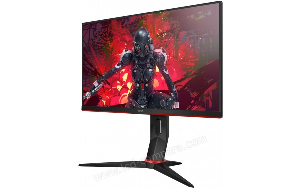 AOC Q27G2U/BK - Vue 3/4 droite