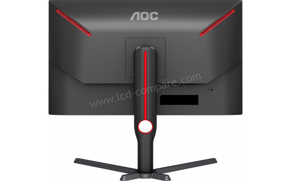 AOC Q27G3XMN/BK - Vue de l'arri&egrave;re