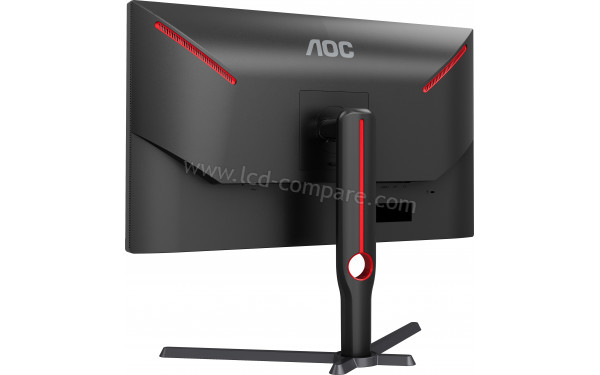 AOC Q27G3XMN/BK - Vue 3/4 arri&egrave;re