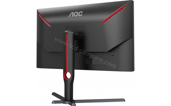 AOC Q27G3XMN/BK - Vue 3/4 arri&egrave;re