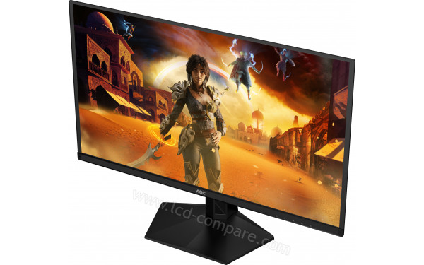 AOC Q27G41ZDF - Vue 3/4 droite