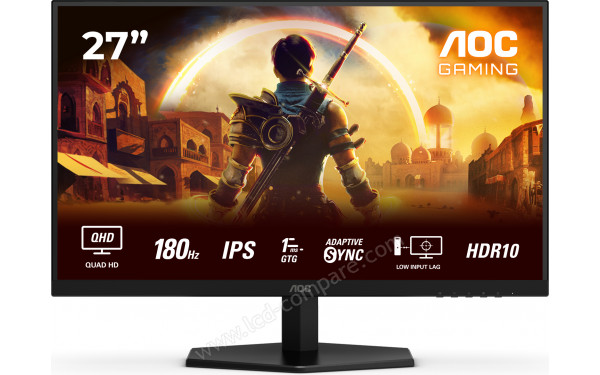 AOC Q27G42XE - Vue de face