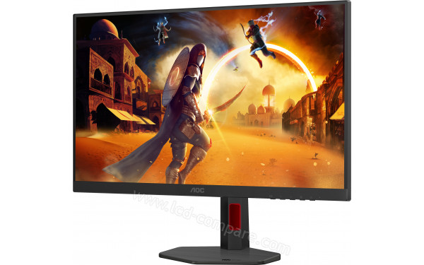 AOC Q27G4SRU - Vue 3/4 droite