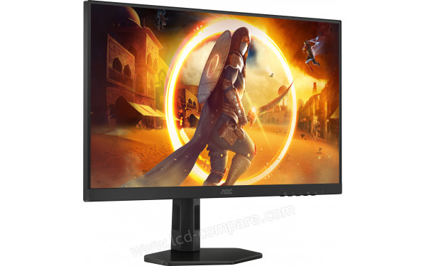 AOC Q27G4XFAD - Vue 3/4 gauche