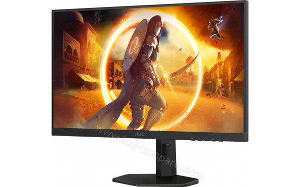 AOC Q27G4XFAD - Vue 3/4 droite