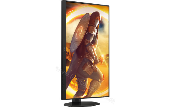 AOC Q27G4XFAD - Vue de face en mode portrait