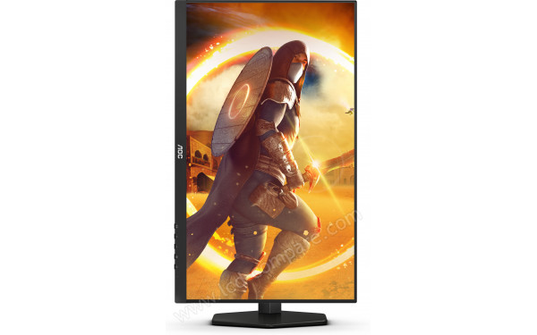 AOC Q27G4X - Vue de face en mode portrait