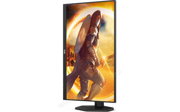 AOC Q27G4X - Vue droite en mode portrait