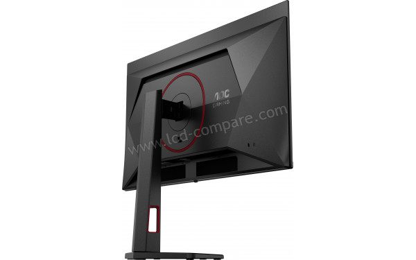AOC Q27G4ZDRAD - Vue 3/4 arri&egrave;re