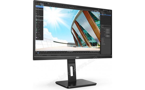 AOC Q27P2Q - Vue 3/4 gauche