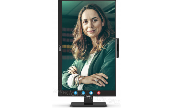 AOC Q27P3CW - Vue de face en mode portrait