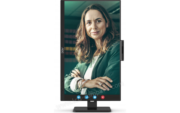 AOC Q27P3QW - Vue de face en mode portrait