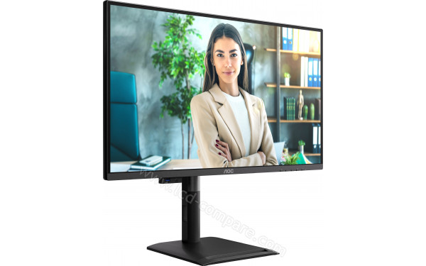 AOC Q27P4U - Vue 3/4 gauche