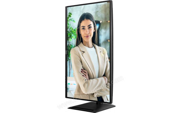 AOC Q27P4U - Vue 3/4 droite