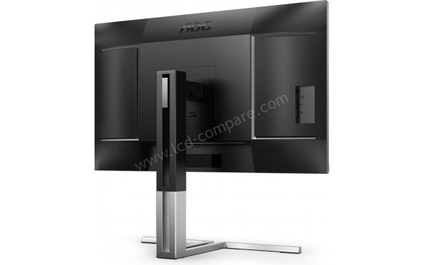AOC Q27U3CV - Vue 3/4 arri&egrave;re