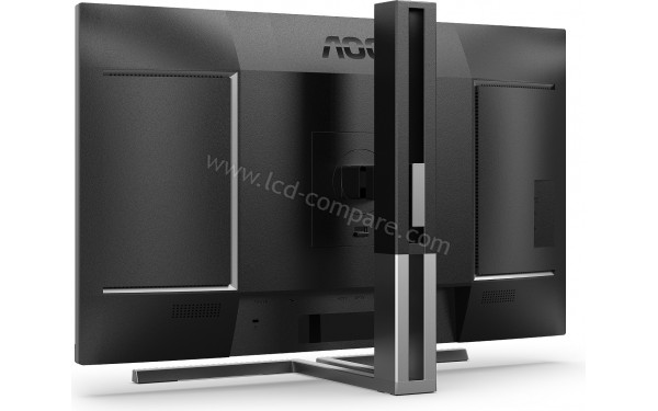 AOC Q27U3CV - Vue 3/4 arri&egrave;re