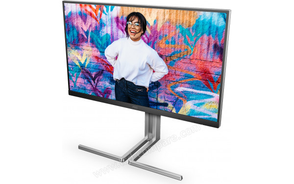 AOC Q27U3CV - Vue 3/4 droite