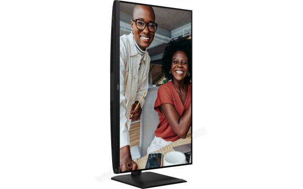 AOC Q32E4U - Vue 3/4 gauche