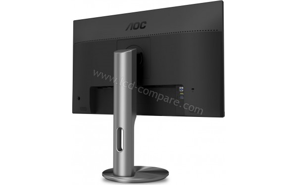 AOC U2790PQU - Vue 3/4 arri&egrave;re