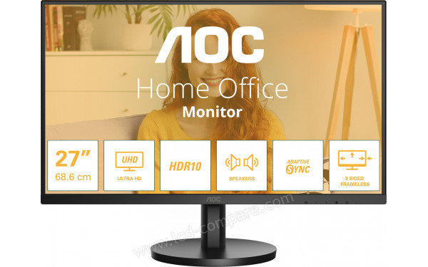 AOC U27B3A - Vue de face