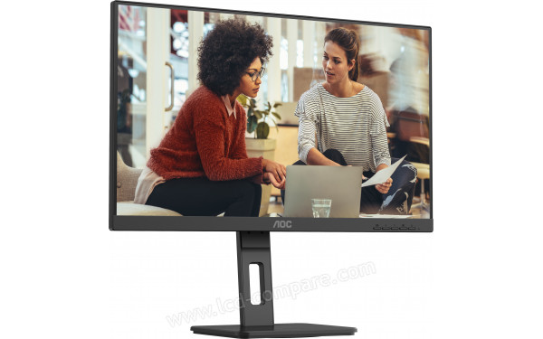 AOC U27E3UF - Vue 3/4 gauche