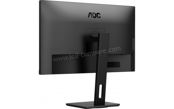 AOC U27E3UF - Vue 3/4 arri&egrave;re