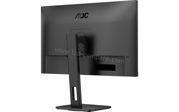 AOC U27E3UF - Vue 3/4 arri&egrave;re