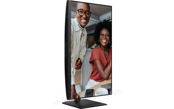 AOC U27E4CV - Vue 3/4 gauche