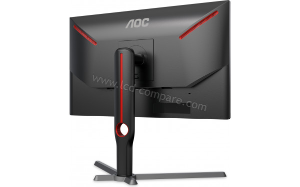 AOC U27G3X/BK - Vue 3/4 arri&egrave;re