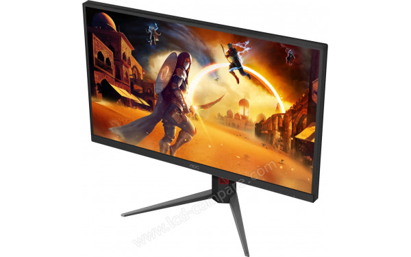 AOC U27G4XM - Vue 3/4 droite