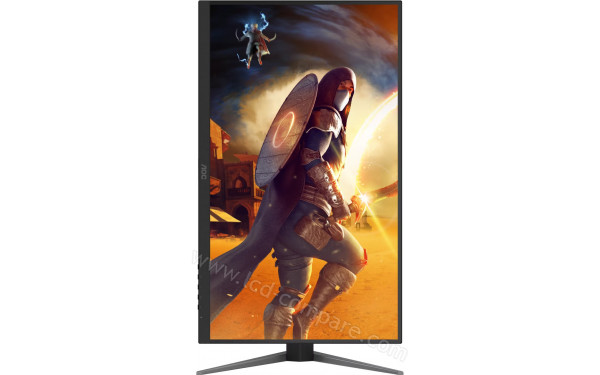 AOC U27G4XM - Vue de face en mode portrait