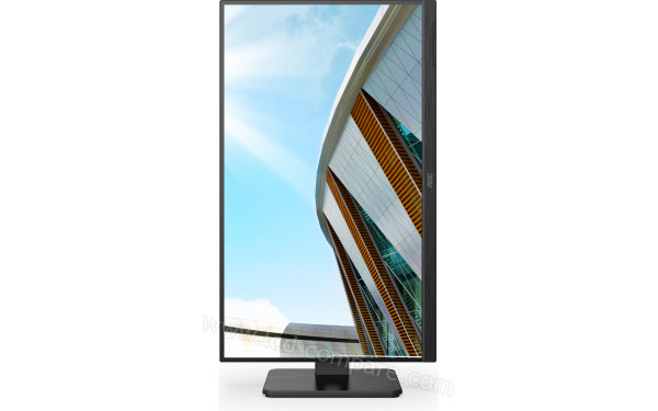AOC U27P2CA - Vue de face en mode portrait