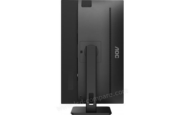 AOC U27P2CA - Vue de l'arri&egrave;re en mode portrait