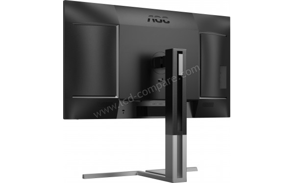 AOC U27U3CV - Vue 3/4 arri&egrave;re