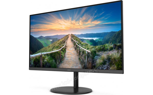 AOC U27V4EA - Vue 3/4 droite