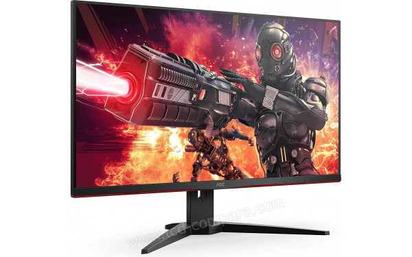 AOC U28G2AE/BK - Vue 3/4 gauche