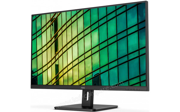 AOC U32E2N - Vue 3/4 droite