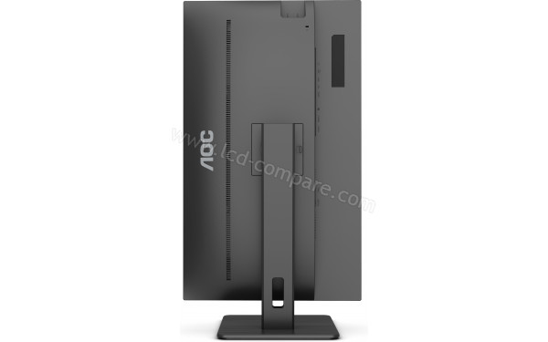 AOC U32P2CA - Vue de l'arri&egrave;re en mode portrait